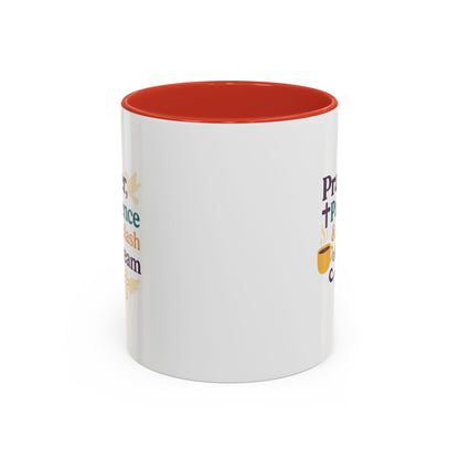 Faith-Inspired Coffee Mug - Perfect Gift for Friends and Family, Prayer Mug, Inspirational Drinkware, Christian Gift, Cute Desk Accessory