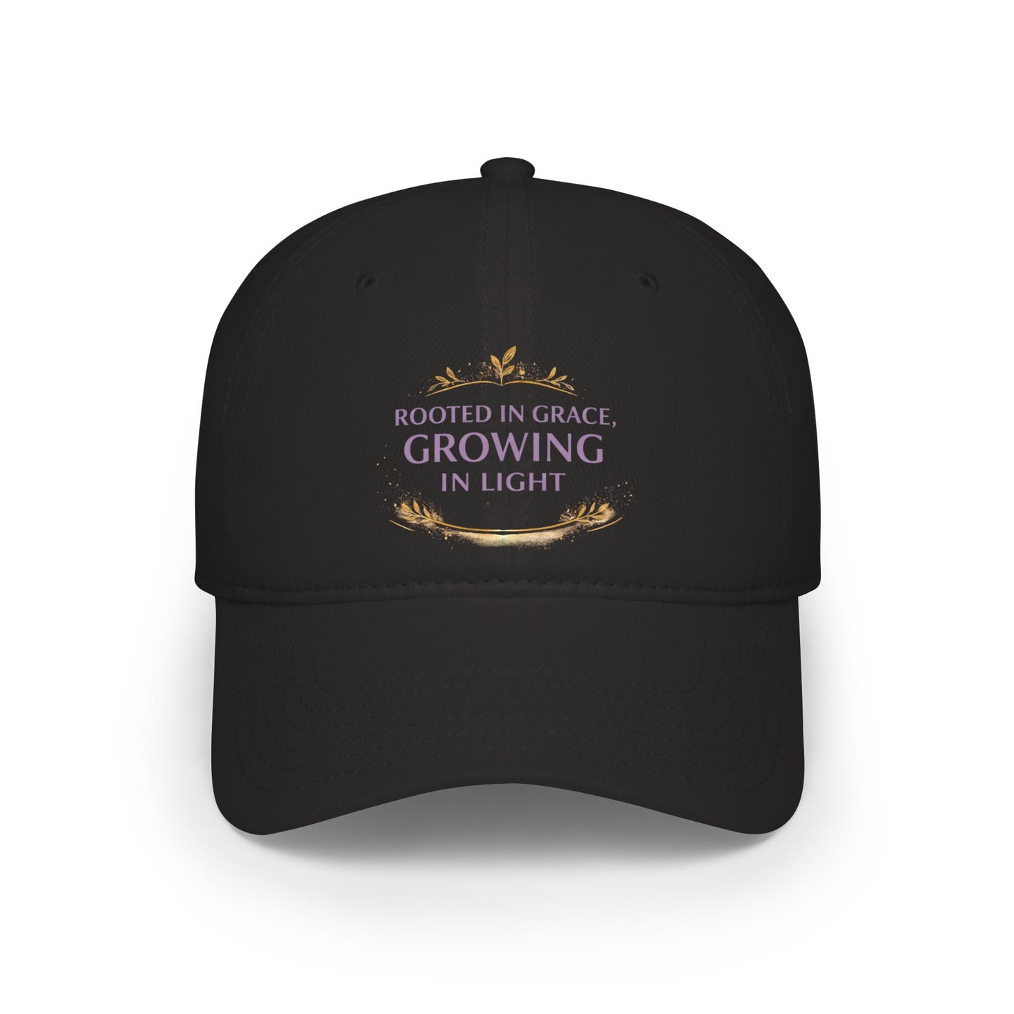 Rooted in Grace Baseball Cap — "Growing in Light" Inspirational Hat