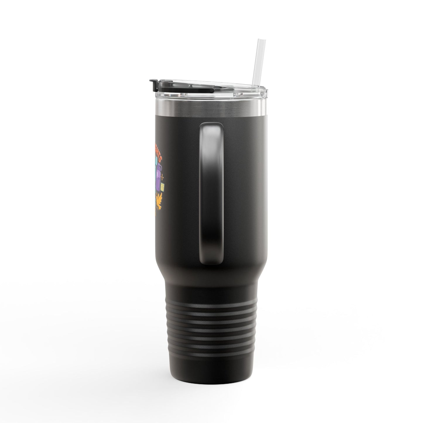 Catch Flights Travel Mug, 40oz Insulated Coffee Cup for Travelers, Unique Gift for Adventurers, Eco-Friendly Reusable Tumbler