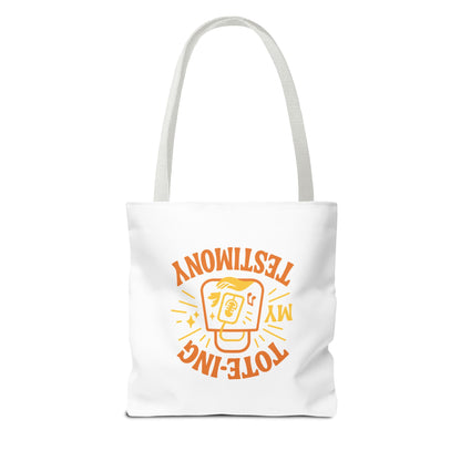 My Testimony Inspirational Tote Bag