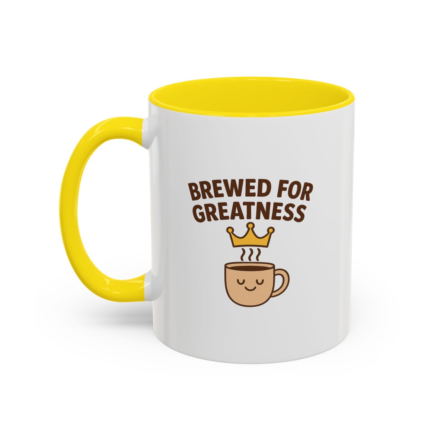 Brewed for Greatness Coffee Mug | Fun Drinking Mug, Gift for Coffee Lovers, Motivational Mug, Accent Mug for Home or Office