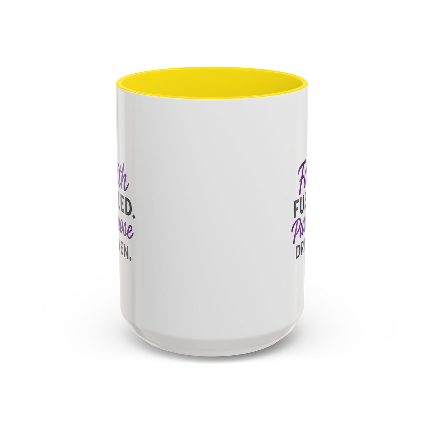 Faith Fueled Purpose Driven Coffee Mug - Inspirational Drinkware, Gift for Mom, Motivational Mug, Coffee Lover's Essential