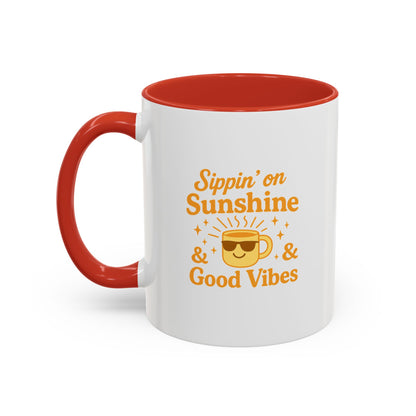 Sipping on Sunshine Coffee Mug - Brighten Your Morning Routine
