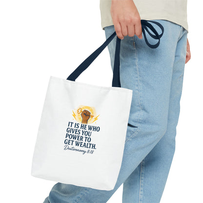 Affirmation Art Bible Verse Tote Bag