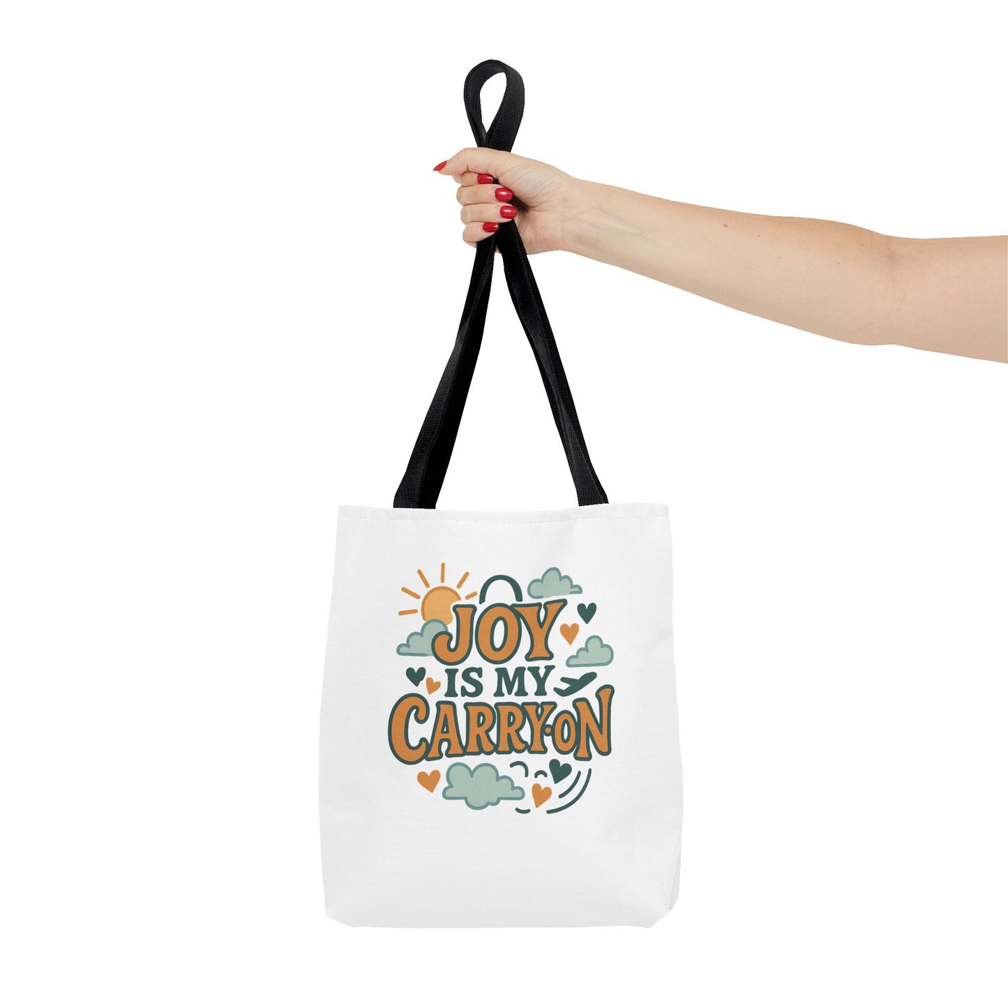 Joyful Carryall Tote Bag | Eco-Friendly Shopper | Perfect for Gifts, Organizing, Travel, Beach Days, and Everyday Errands