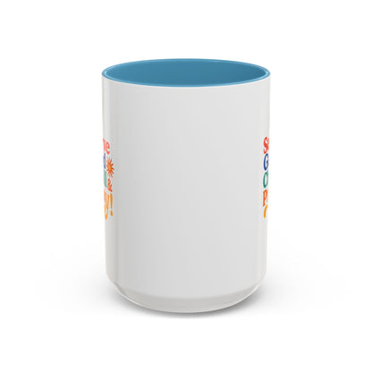 Serve God, Chill & Pray Accent Coffee Mug (11, 15oz)