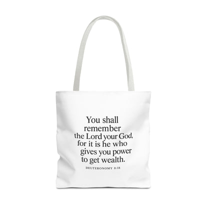 Inspirational Tote Bag - Faith Quote, Bible Verse Gift, Christian Tote, Scripture Bag, Positive Affirmation Accessory