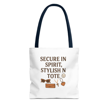 Stylish Tote Bag with Inspirational Quote | Eco-Friendly, Reusable, Perfect for Shopping, Gifts, and Everyday Use