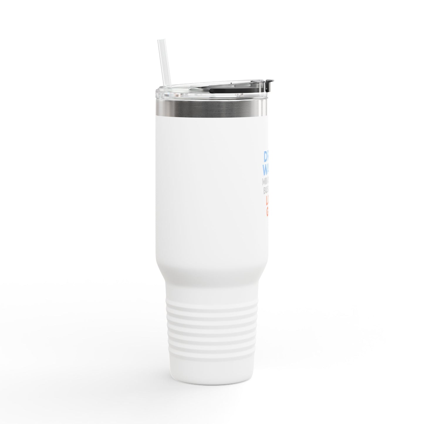 Drink Water - Insulated Travel Mug, 40oz - Motivational Drink Water Mug, Perfect for Coffee Lovers, Hydration Reminder, Gifts for Him/Her, Daily Use
