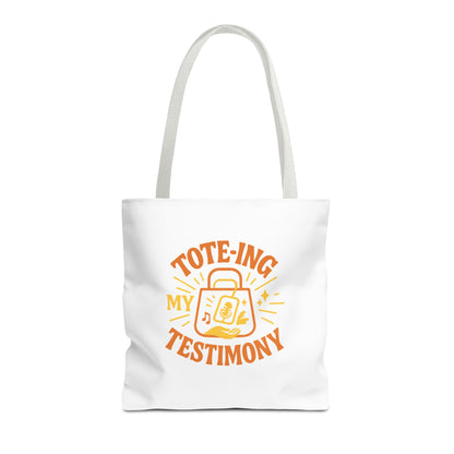 My Testimony Inspirational Tote Bag