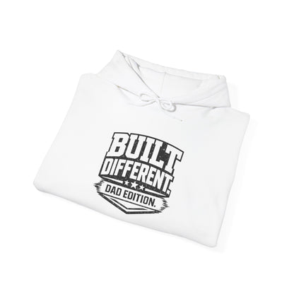 Built Different Dad Edition Hoodie — Father’s Day Gift, Casual Crew Pullover