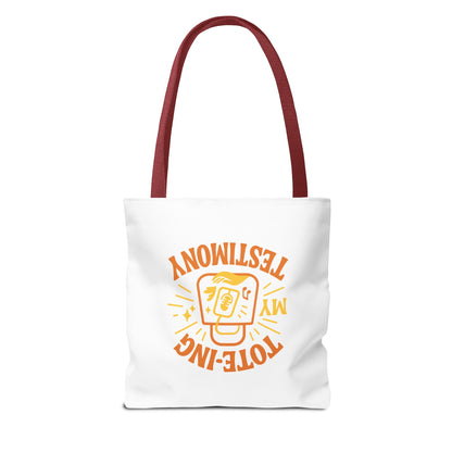 My Testimony Inspirational Tote Bag