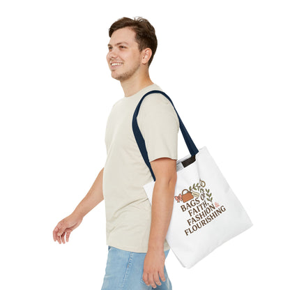 Faith & Fashion Tote Bag | Stylish Everyday Carry, Perfect for Gifts, Shopping, Church Events, and Personal Use
