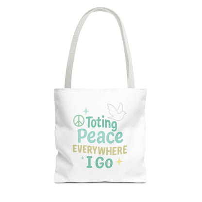 Peaceful Reusable Tote Bag