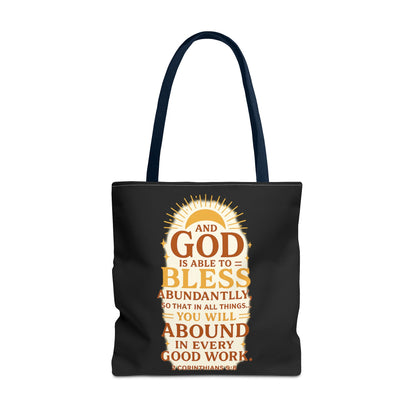 Faith-Inspired Tote Bag, Inspirational Gift, Christian Decor, Church Outing, Everyday Use, Scripture Tote