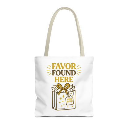 Favor Found Here Tote Bag - Perfect Gift for Celebrations, Party Favors, Birthday, Bridal Shower, Eco-Friendly