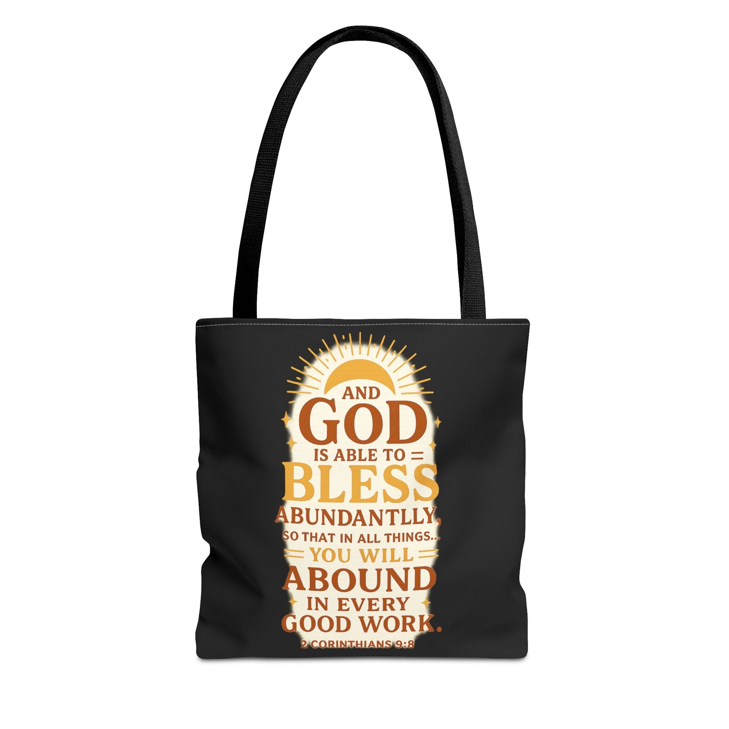 Faith-Inspired Tote Bag, Inspirational Gift, Christian Decor, Church Outing, Everyday Use, Scripture Tote