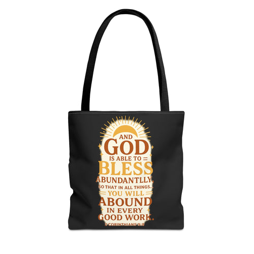 Faith-Inspired Tote Bag, Inspirational Gift, Christian Decor, Church Outing, Everyday Use, Scripture Tote