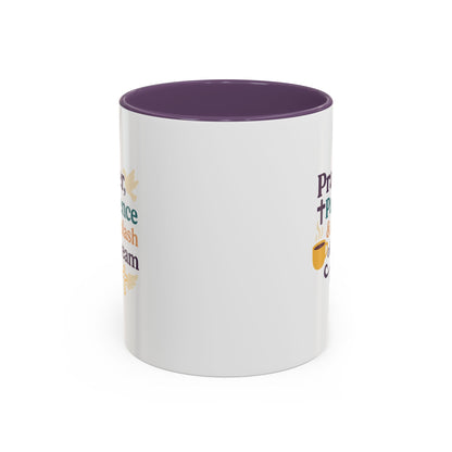 Faith-Inspired Coffee Mug - Perfect Gift for Friends and Family, Prayer Mug, Inspirational Drinkware, Christian Gift, Cute Desk Accessory