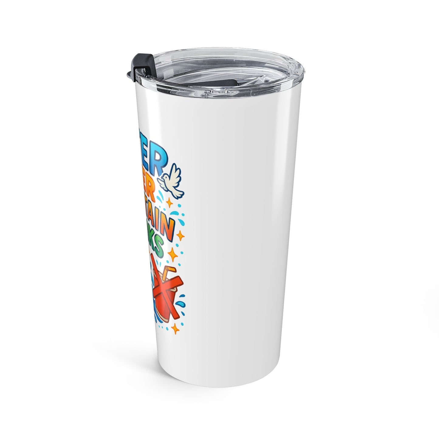 Vibrant Water Over Fountain Drinks Tumbler - 20oz Travel Mug, Hydration Cup, Summer Gift, Eco-Friendly Drinkware, Fun Beverage Container