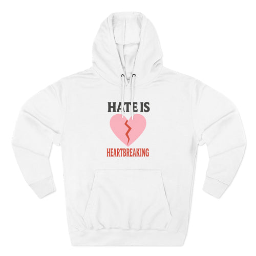 Heartbreaking Message Fleece Hoodie, Casual Wear, Gift for Her, Inspirational Hoodie, Street Style Apparel, Valentine's or [...]