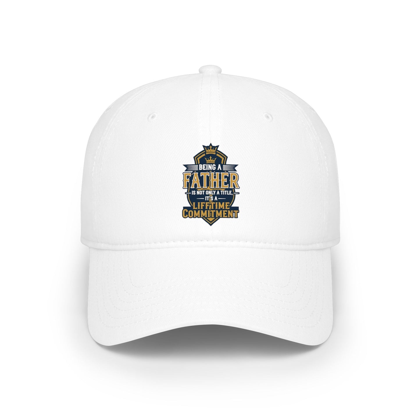 "Being a Father" Low Profile Baseball Cap – Father's Day Gift Hat