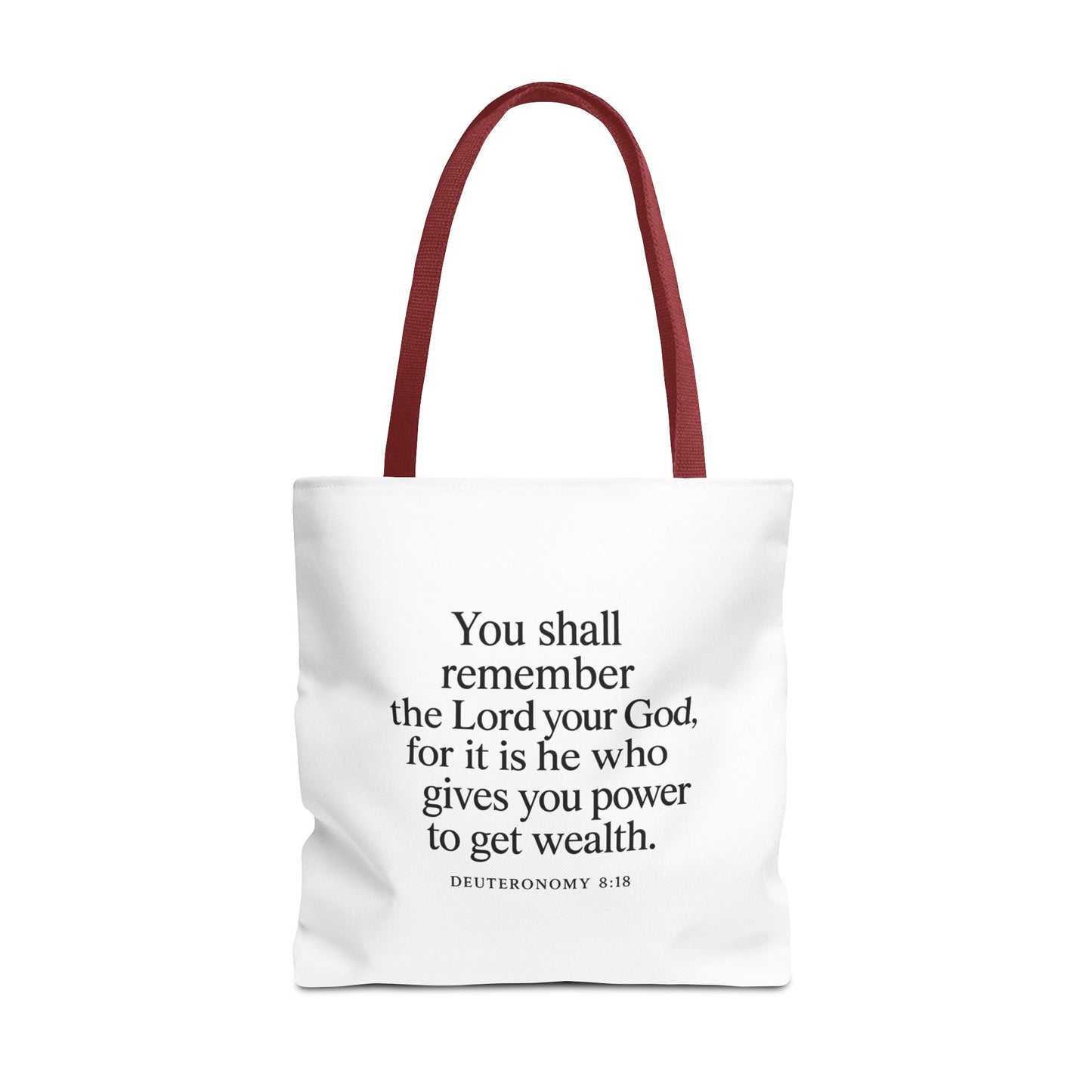 Inspirational Tote Bag - Faith Quote, Bible Verse Gift, Christian Tote, Scripture Bag, Positive Affirmation Accessory