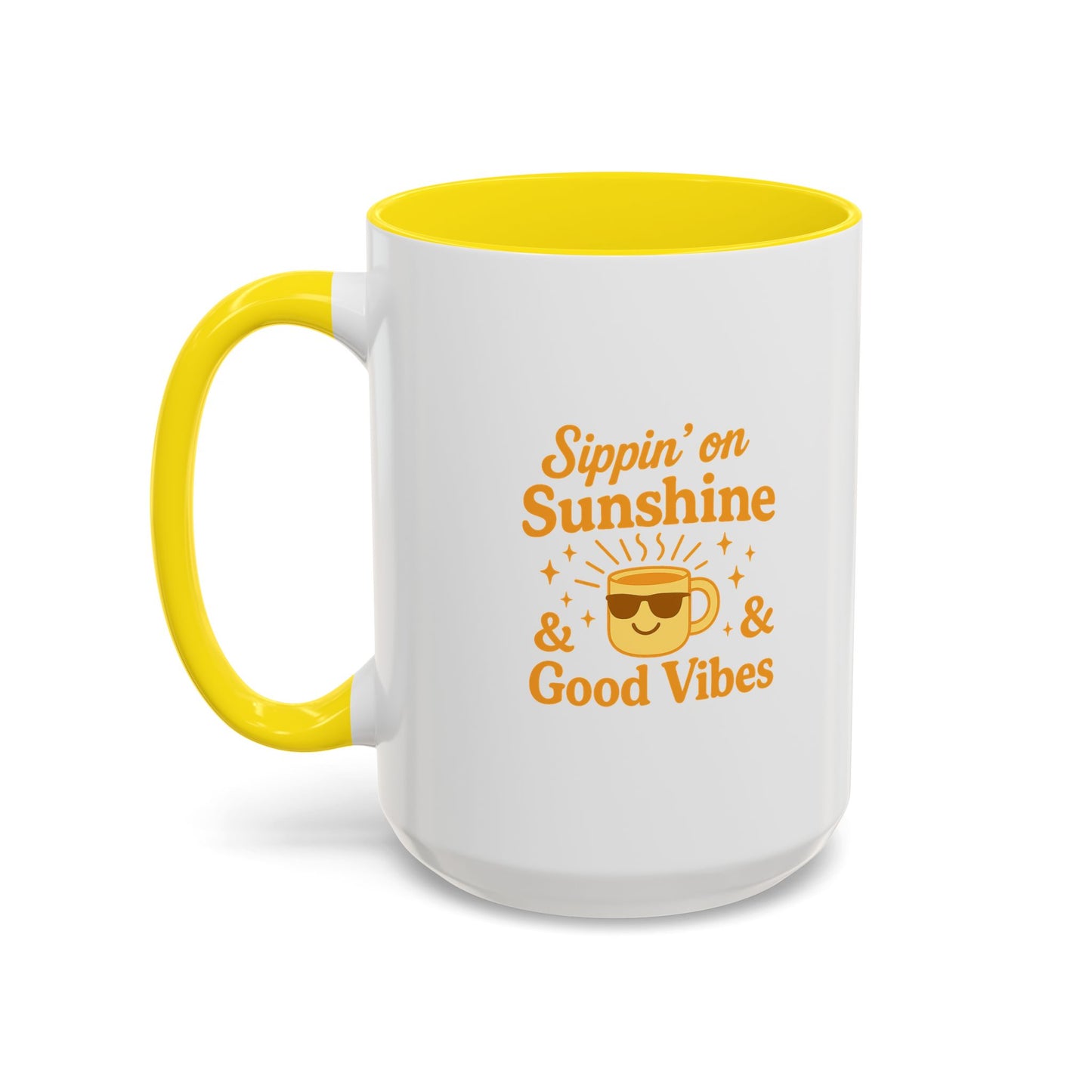 Sippin' on Sunshine Coffee Mug, Positive Vibes Mug, Gift for Coffee Lovers, Inspirational Mug, Housewarming Gift, Fun Drinkware