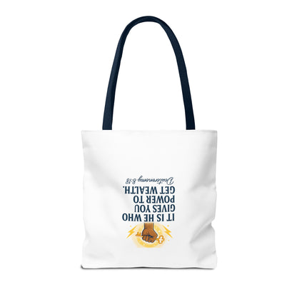 Affirmation Art Bible Verse Tote Bag