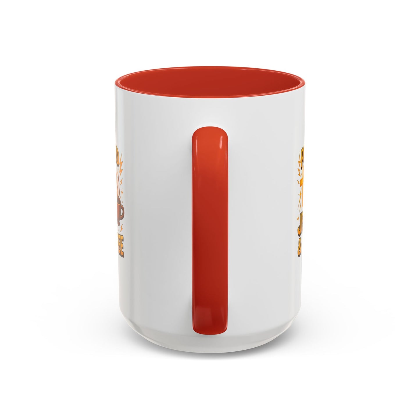 Coffee Lover's Accent Mug - Powered by Jesus & Coffee, Inspirational Drinkware, Christian Gift, Coffee Enthusiast, Religious Mug, [...]