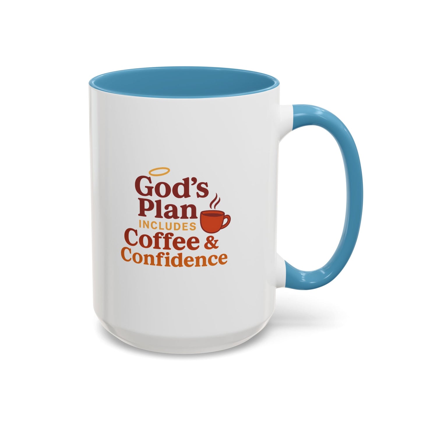God's Plan Coffee Mug - Inspirational Gift for Coffee Lovers, Unique Christian Mug, Motivational Kitchen Decor, Coffee & Confidence