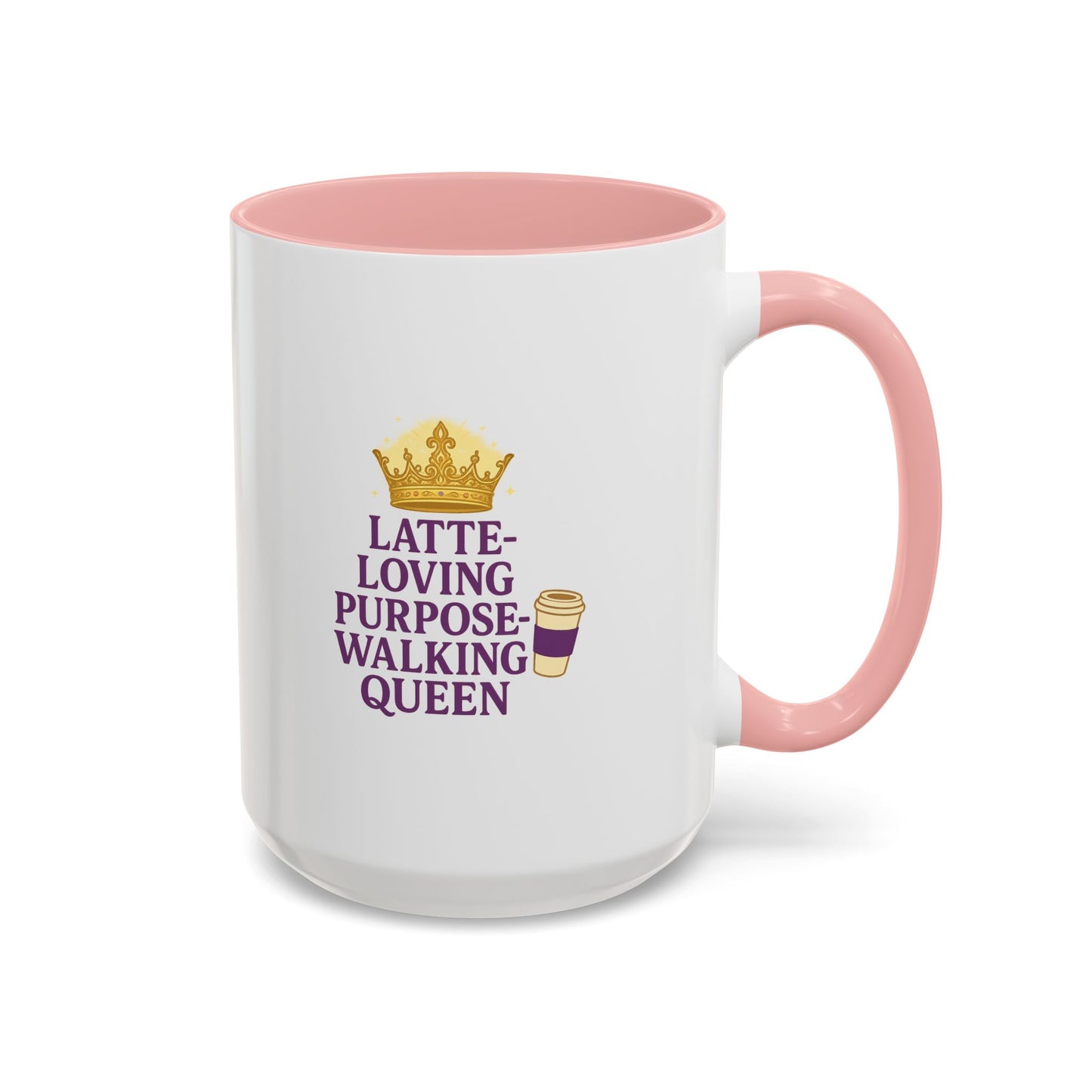 Latte-Loving Queen Coffee Mug - Perfect for Coffee Lovers, Birthday Gift, Personalized Kitchen Decor, Mother's Day Gift, Fun Office Mug