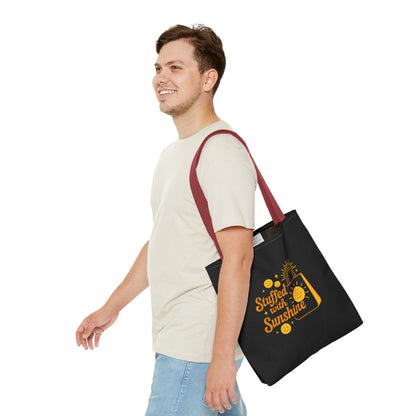 Sunshine Tote Bag Brighten Your Day  Reusable Shopping Bag  Beach Tote  Gift Idea for Friends  Summer Essentials