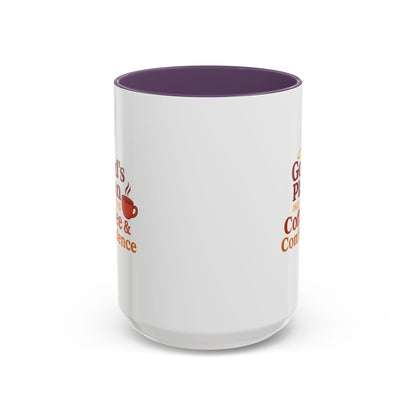 God's Plan Coffee Mug - Inspirational Gift for Coffee Lovers, Unique Christian Mug, Motivational Kitchen Decor, Coffee & Confidence