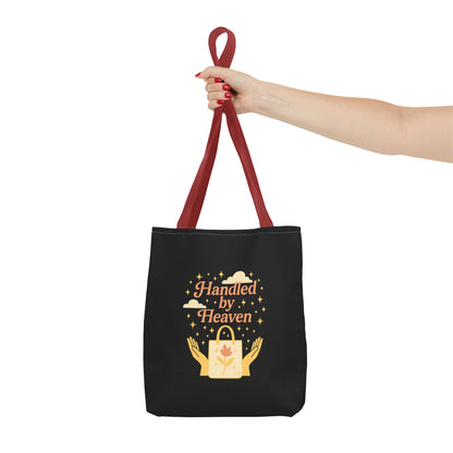Heavenly Handled Tote Bag - Eco-Friendly Gift, Everyday Carry, Shopping Companion, Gift for Her, Travel Essential
