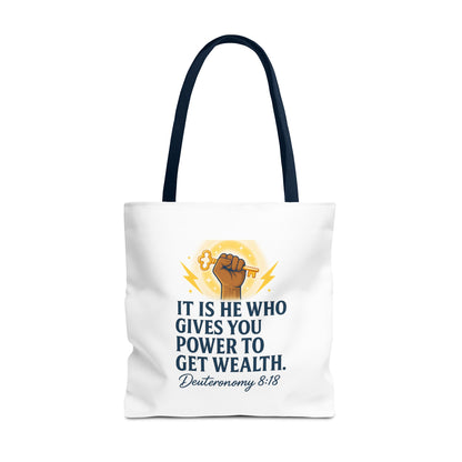Empowering Inspirational Tote Bag, Motivational Bag, Gifts for Motivated Individuals, Scripture Tote, Versatile Shopping Bag