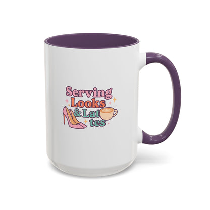 Chic Coffee Mug: Serving Looks & Lattes | Trendy Gift for Coffee Lovers, Fashion Enthusiasts, Housewarming, Birthdays, Mom's Day
