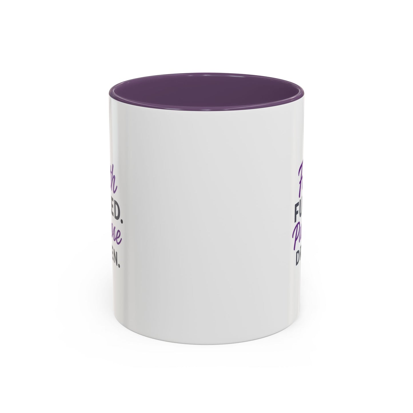 Faith Fueled Purpose Driven Coffee Mug - Inspirational Drinkware, Gift for Mom, Motivational Mug, Coffee Lover's Essential