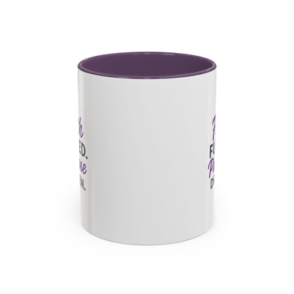 Faith Fueled Purpose Driven Coffee Mug - Inspirational Drinkware, Gift for Mom, Motivational Mug, Coffee Lover's Essential
