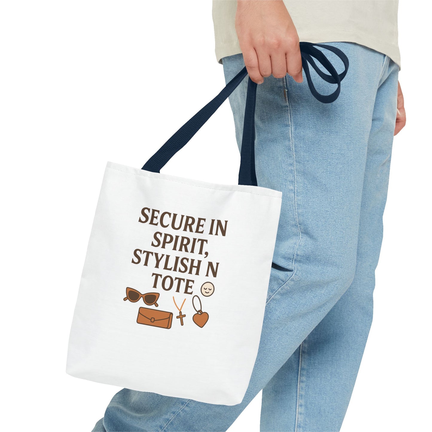 Stylish Tote Bag with Inspirational Quote | Eco-Friendly, Reusable, Perfect for Shopping, Gifts, and Everyday Use