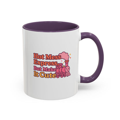 Cute Hot Mess Coffee Mug Fun Gift for Friends 11 & 15oz