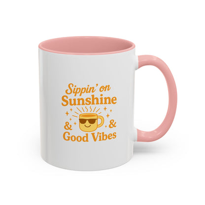 Sipping on Sunshine Coffee Mug - Brighten Your Morning Routine