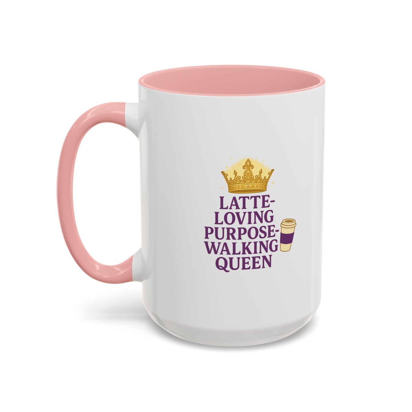 Latte-Loving Queen Coffee Mug - Perfect for Coffee Lovers, Birthday Gift, Personalized Kitchen Decor, Mother's Day Gift, Fun Office Mug