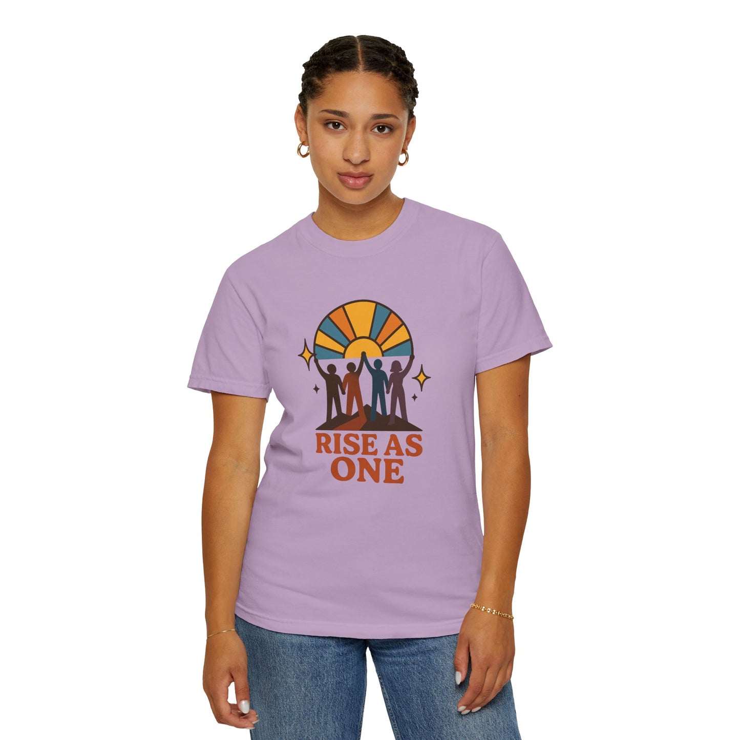 Unity Graphic Tee - Inspirational Unisex Shirt - Rise As One T-shirt, Equality Apparel, Gift for Social Activists, Summer Fashion