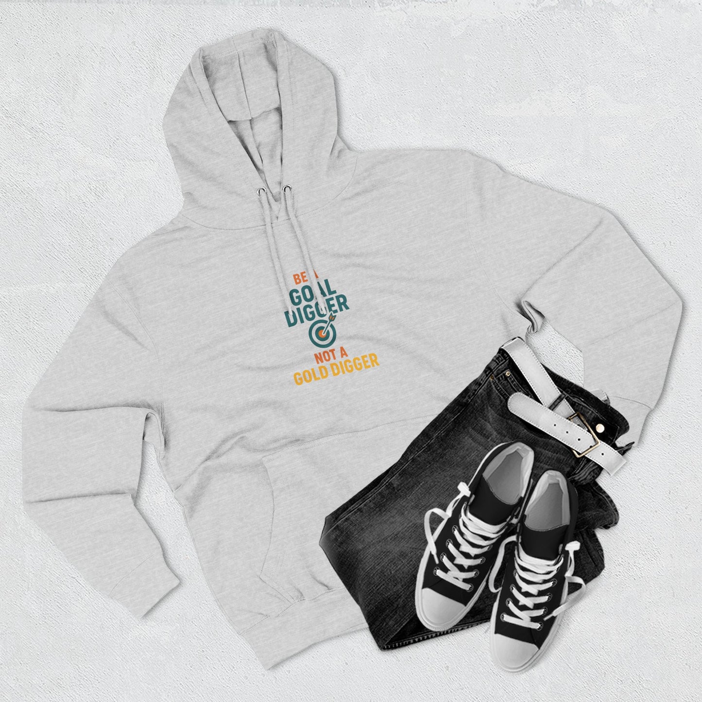 Goal Digger Funny Fleece Hoodie