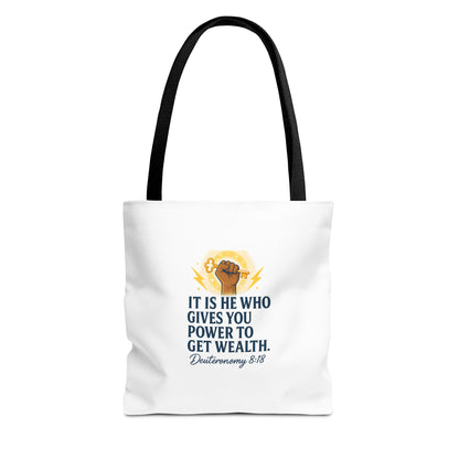 Affirmation Art Bible Verse Tote Bag