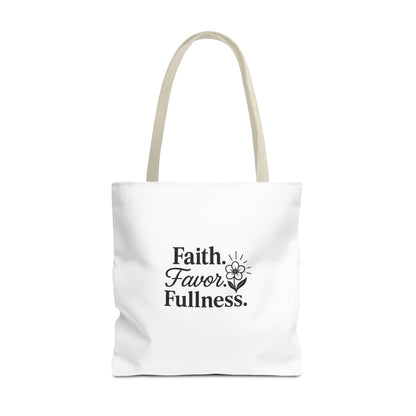 Faith Favor Fullness Tote Bag
