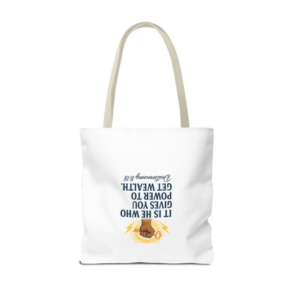 Affirmation Art Bible Verse Tote Bag