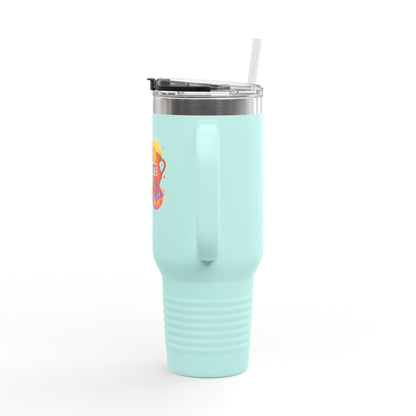 Colorful Hyderated & Slaying Insulated Travel Mug – Perfect Gift for Motivated Individuals, Inspiring Quotes, Hydration on the Go, Travel Accessories, [...]