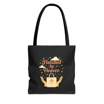 Heavenly Handled Tote Bag - Eco-Friendly Gift, Everyday Carry, Shopping Companion, Gift for Her, Travel Essential